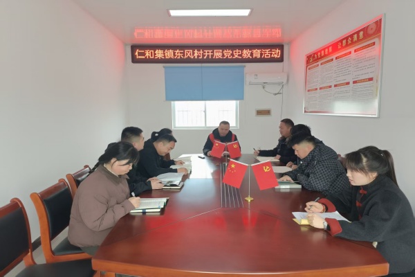 東風村開展黨史學習教育