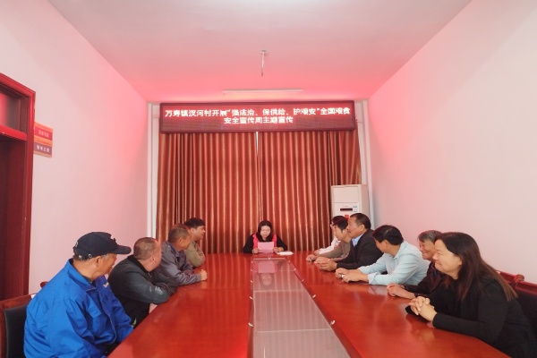 萬壽鎮汊河村開展“強法治、保供給、護糧安”全國糧食安全宣傳周主題宣傳